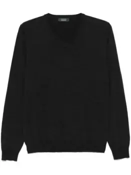 Джемпер тонкой вязки Zanone, серый