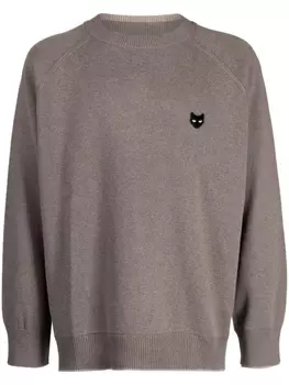 Джемпер Trace Panther с нашивкой-логотипом ZZERO BY SONGZIO, коричневый