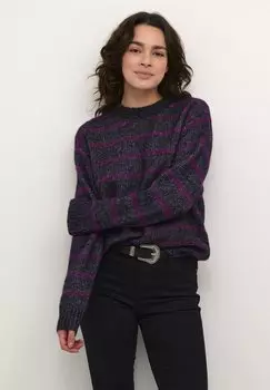 Джемпер TRINA STRIPED Kaffe, фиолетовый