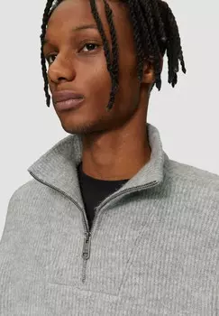 Джемпер TROYER MIT STRUKTUR QS, серый