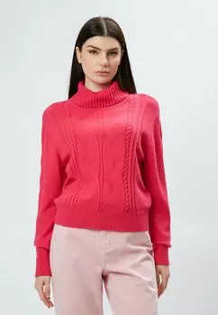 Джемпер TURTLENECK CABLE INFLUENCER, лиловый