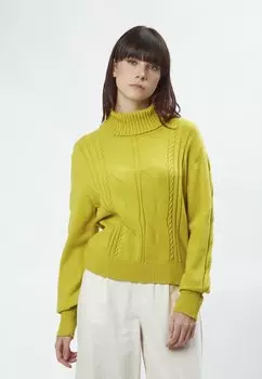 Джемпер TURTLENECK CABLE INFLUENCER, желтый