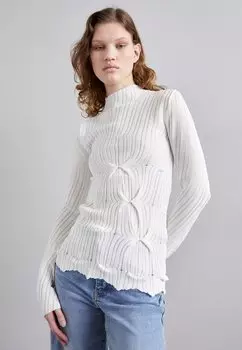 Джемпер TURTLENECK FITTED LONG SLEEVE Elleme, цвет cream