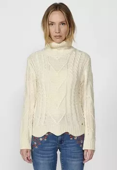 Джемпер TURTLENECK Koroshi, кремовый