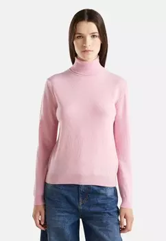 Джемпер TURTLENECK United Colors of Benetton, розовый
