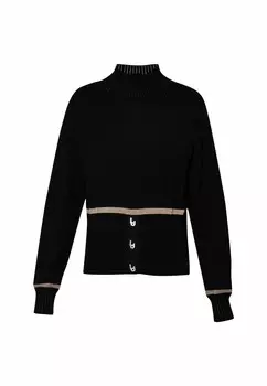 Джемпер TURTLENECK WITH LOGO LIU JO, коричневый