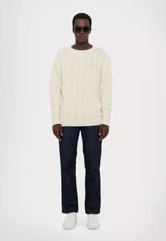 Джемпер TWIST CREW KNITID, белый