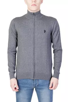 Джемпер U.S. Polo Assn. на молнии, серый
