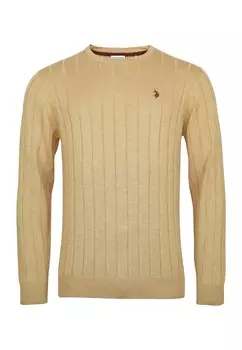 Джемпер U.S. Polo Assn., светло-коричневый