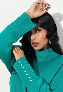 Джемпер Ulla Popken, бирюзовый