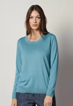 Джемпер ULTRAFINE ROUND NECK Falconeri, синий