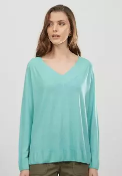 Джемпер ULTRAFINE V-NECK Falconeri, цвет Mottled Blue