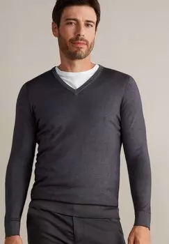 Джемпер ULTRAFINE V-NECK Falconeri, серый