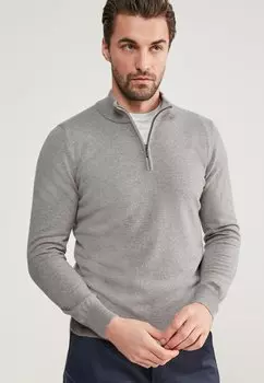 Джемпер ULTRASOFT HALF-ZIP Falconeri, камень