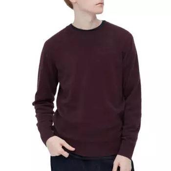 Джемпер Uniqlo Cashmere Crew Neck, пурпурный