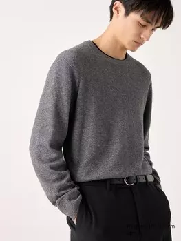 Джемпер Uniqlo Cashmere Crew Neck, серый