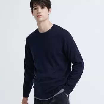 Джемпер Uniqlo Cashmere, темно-синий
