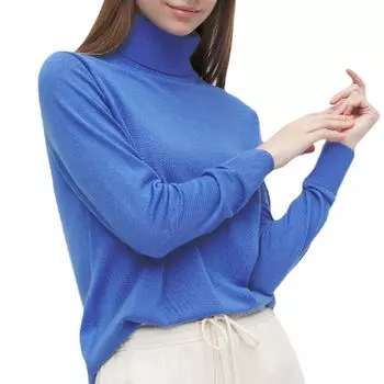Джемпер Uniqlo Extra Fine Merino Turtleneck, голубой