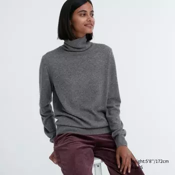 Джемпер Uniqlo женский кашемировый, серый