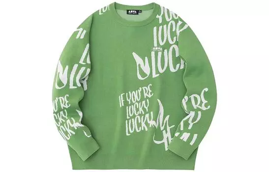 Джемпер унисекс Anta Life Collection Fortune Green/Papyrus White