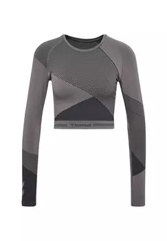 Джемпер UNITY SEAMLESS CROP Hummel, антрацит