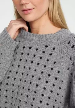 Джемпер URSULA CREW Holebrook, серый