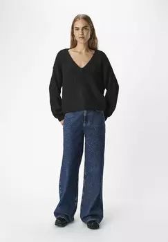 Джемпер V-AUSSCHNITT Object, черный