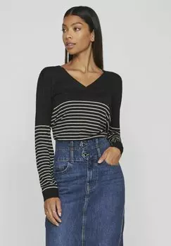 Джемпер V-AUSSCHNITT VILA, вереск черный