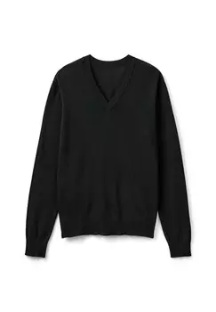 Джемпер V-NECK BLEND. United Colors of Benetton, черный