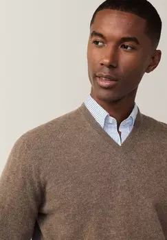 Джемпер V NECK Faonnable, бежевый