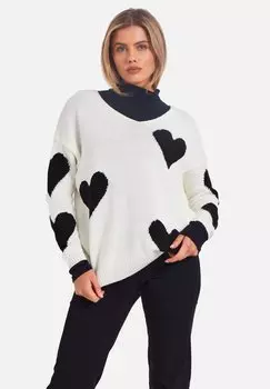 Джемпер V NECK GINI LONDON, белый