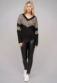 Джемпер V-NECK MIT GEO Cloud 5ive, черный