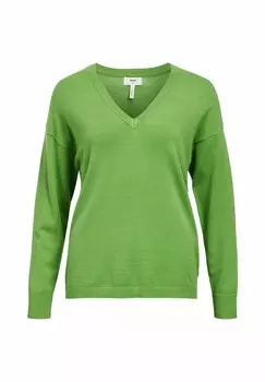 Джемпер V-NECK Object, зеленый
