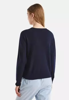 Джемпер V NECK-REGULAR FIT United Colors of Benetton, синий