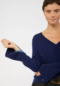 Джемпер V NECK Rodier, темно-синий