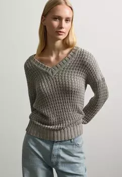 Джемпер V NECK. Stefanel, серый