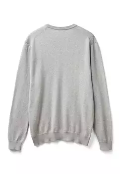 Джемпер V-NECK United Colors of Benetton, светло-серый