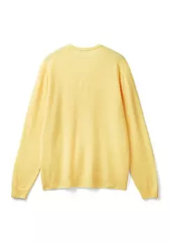 Джемпер V-NECK United Colors of Benetton, желтый