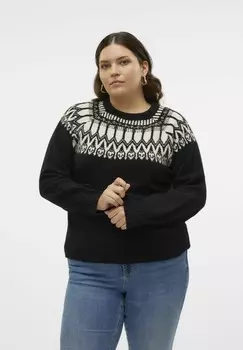 Джемпер Vero Moda Curve, черный