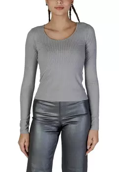 Джемпер Vero Moda облегающий, серебряный