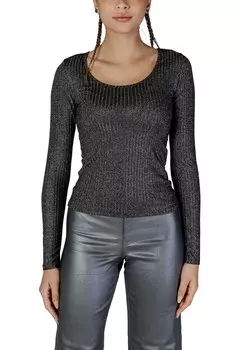 Джемпер Vero Moda облегающий в рубчик, черный