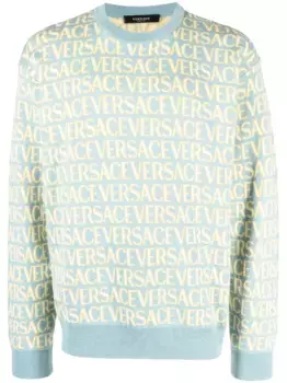 Джемпер Versace Allover, синий