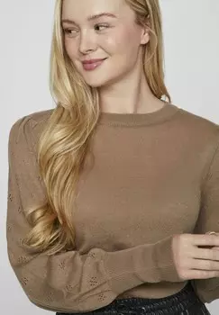 Джемпер VIAVA O-NECK VILA, песочный