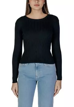 Джемпер VILA облегающий, черный