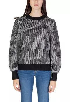 Джемпер VILA с рисунком, черный