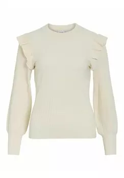 Джемпер VINEIRA O-NECK NOOS VILA, кремовый