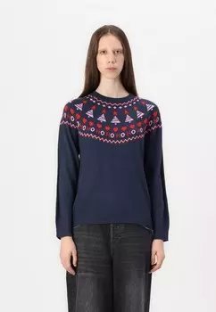 Джемпер VISANTA CHRISTMAS VILA, темно-синий