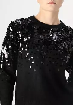 Джемпер VISIQUIN O-NECK LS VILA, черный