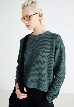Джемпер VMAGATE BLOCK ONECK Vero Moda, цвет Mottled Green