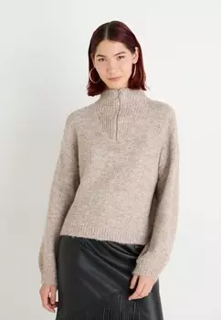 Джемпер VMAWSOME ZIPPER Vero Moda, светло-серый